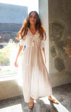 Load image into Gallery viewer, White Prairie Dress