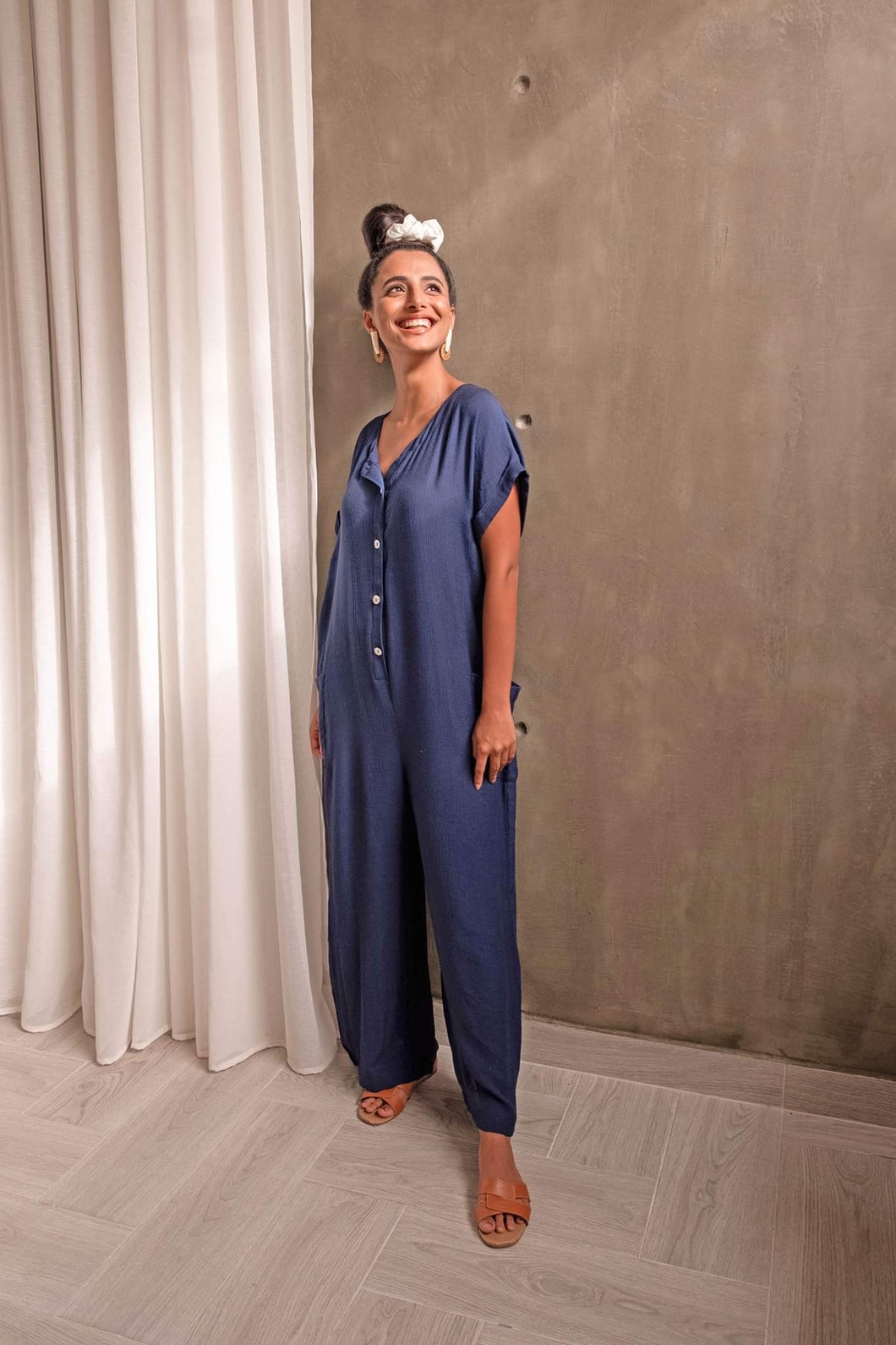 Mano Navy jumpsuit